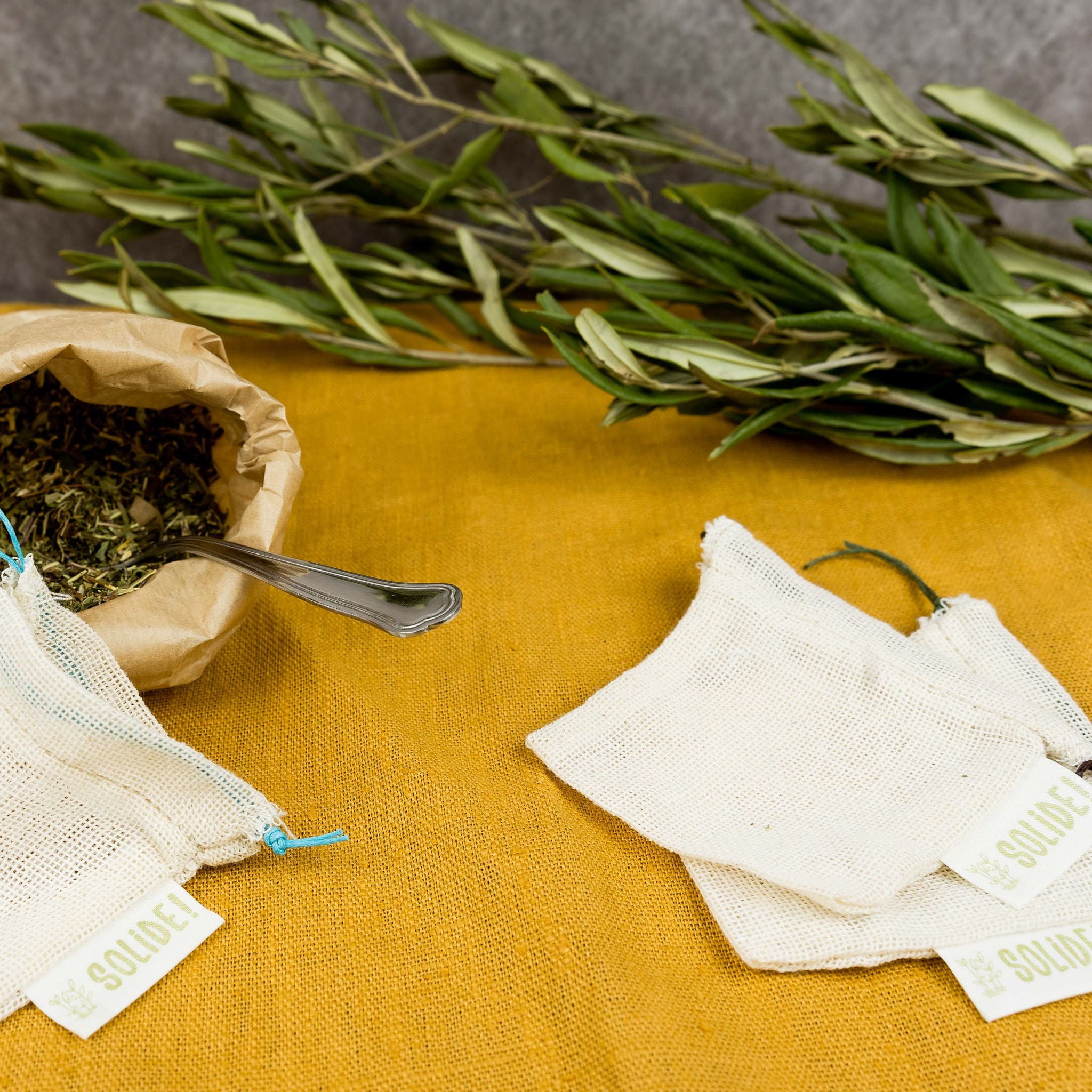 Sachet de thé réutilisable  Livraison offerte à partir de 50€ déchat