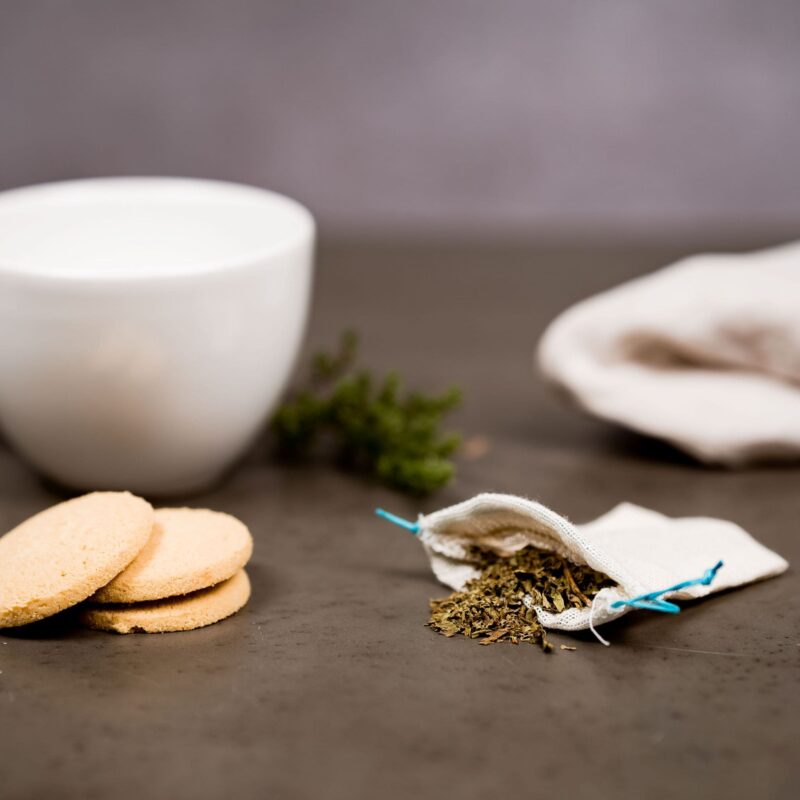 Sachet de thé réutilisable pour tasse