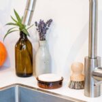 Brosse vaisselle bois ronde zéro déchet