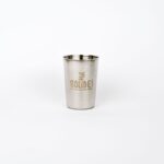 Gobelet doseur métal inox lessive écologique en poudre diluée
