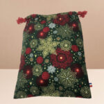 Grand Sac Cadeau de Noël Réutilisable