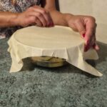 Papier emballage tissu bio et cire d'abeille lavable