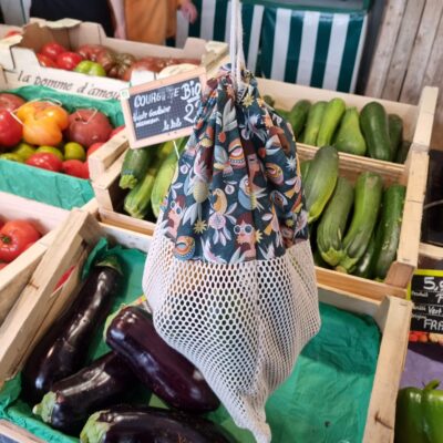 Idéal pour le marché : sac légumes 3Kg en coton