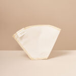 filtre à café en coton tissu bio réutilisable et compostable