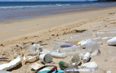déchets plastique plage océan